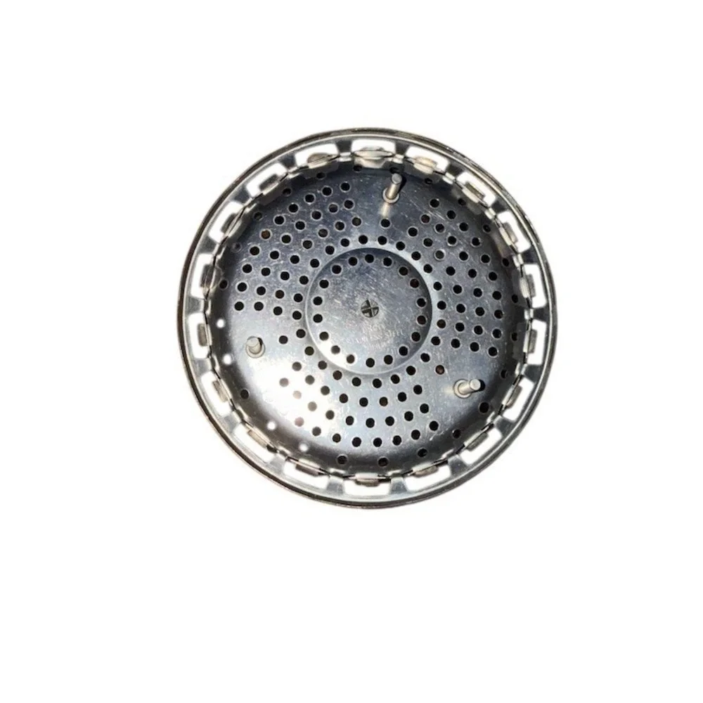 SEKO Folding Vegetable Steamer Basket Insert Center Post 6.5 in Silver stainless
